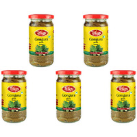 Pack of 5 - Telugu Gongura Pickle Without Garlic - 300 Gm (10.58 Oz)