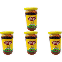 Pack of 4 - Telugu Mango Without Garlic Pickle - 300 Gm (10 Oz) [50% Off]