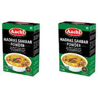 Pack of 2 - Aachi Madras Sambar Powder - 200 Gm (7 Oz) [50% Off]