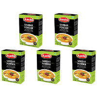 Pack of 5 - Aachi Sambar Powder - 160 Gm (5.6 Oz)