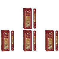 Pack of 4 - Hem Agarbatti Chandan Incense Sticks - 120 Sticks