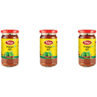 Pack of 3 - Telugu Cut Mango Pickle With Garlic - 300 Gm (10 Oz)