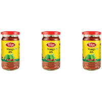 Pack of 3 - Telugu Cut Mango Pickle With Garlic - 300 Gm (10 Oz)