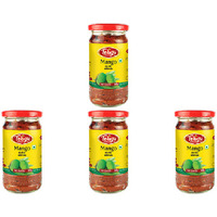 Pack of 4 - Telugu Cut Mango Pickle With Garlic - 300 Gm (10 Oz)