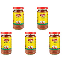 Pack of 5 - Telugu Garlic Pickle With Garlic - 100 Gm (3.5 Oz) [50% Off]