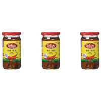 Pack of 3 - Telugu Red Chilli Pickle With Garlic - 300 Gm (10 Oz)