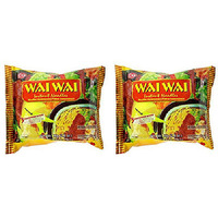 Pack of 2 - Wai Wai Instant Noodle Veg Masala Flavored - 65 Gm (2 Oz)