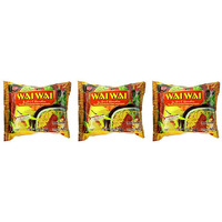 Pack of 3 - Wai Wai Instant Noodle Veg Masala Flavored - 65 Gm (2 Oz)