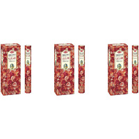 Pack of 3 - Hem Precious Gulab Incense Sticks - 120 Sticks