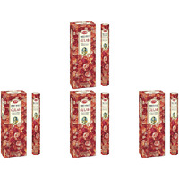 Pack of 4 - Hem Precious Gulab Agarbatti Incense Sticks - 120 Pc