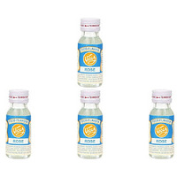 Pack of 4 - Viola Food Flavor Rose Essence - 20 Ml (0.67 Fl Oz)