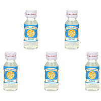 Pack of 5 - Viola Food Flavor Rose Essence - 20 Ml (0.67 Fl Oz)