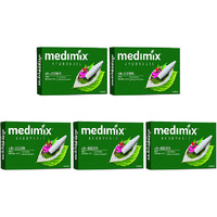 Pack of 5 - Medimix Ayurvedic 18 Herb Soap - 125 Gm (4.4 Oz)