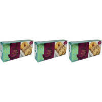 Pack of 3 - Karachi Bakery Three Majestic Fruit Cashew Osmania Biscuits - 600 Gm (1.3 Lb)