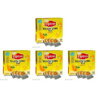 Pack of 4 - Lipton Yellow Label Tea 100 Teabags - 200 Gm (7 Oz)