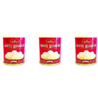 Pack of 3 - Haldiram's White Rasbhari Can - 1 Kg (2.2 Lb)