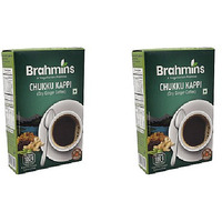 Pack of 2 - Brahmins Instant Ginger Coffee Chukku Kappi - 100 Gm (3.5 Oz)