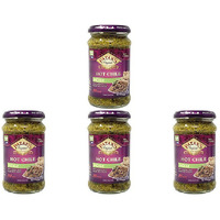 Pack of 4 - Patak's Hot Chilli Pickle - 10 Oz (283 Gm)