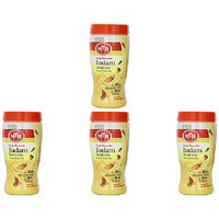 Pack of 4 - Mtr Badam Drink Mix Jar - 500 Gm (1.1 Lb)