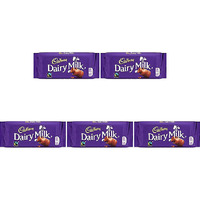 Pack of 5 - Cadbury Dairy Milk Chocolate - 110 Gm (3.8 Oz)