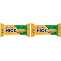 Pack of 2 - Parle 20-20 Nice Sugar Sprinkled Coconut Biscuits - 150 Gm (5.29 Oz)