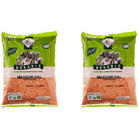 Pack of 2 - 24 Mantra Organic Masoor Dal Split - 2 Lb (908 Gm)