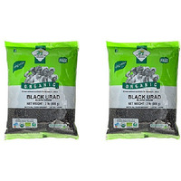 Pack of 2 - 24 Mantra Organic Black Urad Whole - 2 Lb (908 Gm)