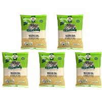 Pack of 5 - 24 Mantra Organic Moong Dal - 2 Lb (908 Gm)