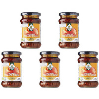 Pack of 5 - 24 Mantra Organic Tomato Pickle With Garlic - 300 Gm (10.58 Oz)