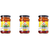 Pack of 3 - 24 Mantra Organic Mango Avakaya Pickle Without Garlic - 300 Gm (10.58 Oz)