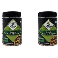 Pack of 2 - 24 Mantra Organic Roasted Chickpeas - 10 Oz (283 Gm)