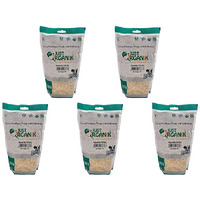 Pack of 5 - Just Organik Organic Tur Dal - 2 Lb (908 Gm)