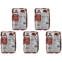 Pack of 5 - Laxmi Seedless Tamarind Slab - 300 Gm (10.6 Oz)