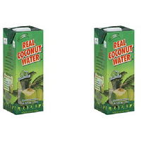 Pack of 2 - Real Coconut Water - 1 L (33.8 Fl Oz)