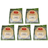 Pack of 5 - Shreeji Punjabi Urad Crackers Papad - 200 Gm (7.05 Oz)