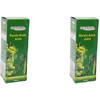 Pack of 2 - Patanjali Karela Amla Juice - 500 Ml (17.63 Fl Oz)