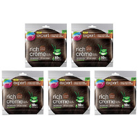 Pack of 5 - Godrej Expert Creme Natural Brown 4.0 Hair Color - 20 Gm (0.7 Oz)