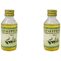 Pack of 2 - Ashwin Eucalyptus Essential Oil - 100 Ml (3.4 Fl Oz) [50% Off]