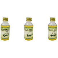 Pack of 3 - Ashwin Eucalyptus Essential Oil - 100 Ml (3.4 Fl Oz)