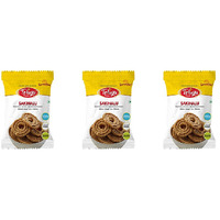 Pack of 3 - Telugu Foods Sakinalu Plain - 170gm (6oz)