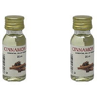 Pack of 2 - Ashwin Cinnamon Essential Oil - 20 Ml (0.67 Fl Oz)