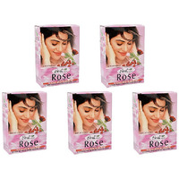 Pack of 5 - Hesh Herbal Rose Petal Powder - 100 Gm (3.5 Oz)
