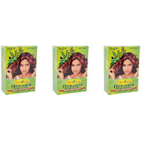 Pack of 3 - Hesh Herbal Heenara Herbal Hair Pack - 100 Gm (3.5 Oz)