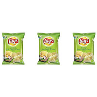 Pack of 3 - Lay's American Style Cream And Onion Chips - 52 Gm (1.83 Oz)