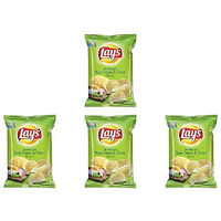 Pack of 4 - Lay's American Style Cream And Onion Chips - 52 Gm (1.83 Oz)