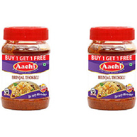Pack of 2 - Aachi Brinjal Thokku Rice Paste - 200 Gm (7 Oz) [Buy 1 Get 1 Free]
