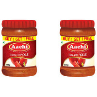Pack of 2 - Aachi Tomato Pickle - 200 Gm (7 Oz) [Buy 1 Get 1 Free] [50% Off]