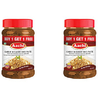 Pack of 2 - Aachi Garlic Kulambu Rice Paste - 200 Gm (7 Oz) [Buy 1 Get 1 Free]