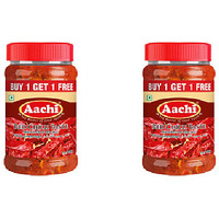 Pack of 2 - Aachi Red Chilli Paste - 200 Gm (7 Oz) [Buy 1 Get 1 Free]