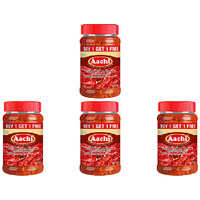 Pack of 4 - Aachi Red Chilli Paste - 200 Gm (7 Oz) [Buy 1 Get 1 Free]